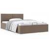 Image de vidaXL Cadre de lit à rangement hydraulique sans matelas 140x200 cm 285597