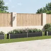 Image de vidaXL Lit surélevé de jardin Acier galvanisé 320x40x45 cm Anthracite 47055