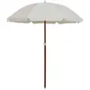 Image de vidaXL Parasol de Jardin avec Mât en Acier Pare-soleil de Patio Abri de Soleil Parasol de Terrasse Arrière-cour 47798