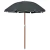 Image de vidaXL Parasol de Jardin avec Mât en Acier Pare-soleil de Patio Abri de Soleil Parasol de Terrasse Arrière-cour 47804
