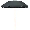 Image de vidaXL Parasol de Jardin avec Mât en Acier Pare-soleil de Patio Abri de Soleil Parasol de Terrasse Arrière-cour 47805