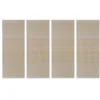Image de vidaXL Tapis rectangulaires Bambou naturel 4 pcs 120x180 cm