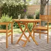 Image de vidaXL Table pliable de jardin 85x85x76 cm Bois de teck solide 47418