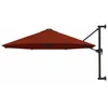 Image de vidaXL Parasol Mural avec Mât en Métal Pare-soleil Parasol de Jardin Patio Terrasse Extérieur Anti-UV Anti-décoloration 300 47299