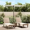 Image de vidaXL Parasol de Jardin avec Mât en Aluminium Pare-soleil de Patio Abri de Soleil Parasol de Terrasse Extérieur 2x15 m 47337