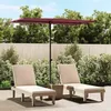 Image de vidaXL Parasol de Jardin avec Mât en Aluminium Pare-soleil de Patio Abri de Soleil Parasol de Terrasse Extérieur 2x15 m 47340