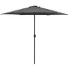 Image de vidaXL Parasol de Jardin et Mât en Aluminium Pare-soleil de Patio Abri de Soleil Parasol de Terrasse Arrière-cour 47346