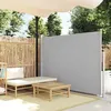 Image de vidaXL Auvent Latéral Rétractable de Patio Store Latéral Brise-vue Abri Soleil Jardin Terrasse Balcon Exterieur Résistant 48368