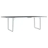 Image de Table pliable de camping - vidaXL - Aluminium - 240x60 cm - Gris - Capacité 30-50 kg