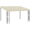 Image de vidaXL Belvédère Mural Tonnelle Mural Chapiteau de Patio Pavillon dExtérieur Jardin Terrasse Célébrations en Plein Air 3x4 47988