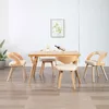Image de vidaXL 4x Bois Courbé Chaises à Dîner Chaises de Salle à Manger Chaises de Repas Chaises de Cuisine Chaises de Salon Maison 278844