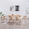 Image de vidaXL 6x Bois Courbé Chaises à Dîner Chaises de Salle à Manger Chaises de Cuisine Chaises de Repas Chaises de Salon Maison 278853
