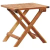Image de Table pliable de jardin - Bois - 40 x 40 x 40 cm
