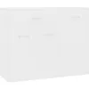 Image de vidaXL Buffet Blanc 88x30x70 cm Aggloméré