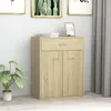 Image de vidaXL Buffet Chêne sonoma 60x30x75 cm Bois dingénierie 800714
