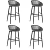 Image de vidaXL 4x Chaises de Bar Sièges de Comptoir Chaises de Bistro Tabourets de Pub Chaises de Comptoir Tabourets de Bar à 248163