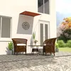 Image de vidaXL Auvent Rétractable Store de Terrasse Auvent de Balcon Jardin Extérieur Résistant aux UV Ombrage des Fenêtres 150x150 145894