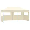 Image de vidaXL Tente de Réception Pliable avec 4 Parois Tonnelle de Jardin Tonnelle de Patio Pavillon de Terrasse Auvent dExtérieur 48866