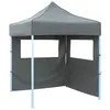 Image de vidaXL Tente de Réception Pliable avec 2 Parois Tonnelle dExtérieur Chapiteau de Jardin Belvédère Voyage de Camping 48884