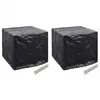 Image de vidaXL Housse de réservoir deau de jardin 2pcs 8 oeillet 116x100x120cm