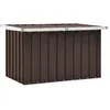 Image de vidaXL Coffre de rangement de jardin Marron 109x67x65 cm 46260