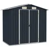 Image de vidaXL Abri de Jardin Cabane à Outils Remise dExtérieur Maison de Stockage Hangar de Rangement Remise à Outils Anthracite 46299