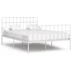 Image de vidaXL Cadre de lit sans matelas avec sommier à lattes métal 120x200cm 284603
