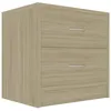 Image de vidaXL Table de chevet Chêne sonoma 40 x 30 x 40 cm Aggloméré