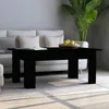 Image de vidaXL Table basse Noir 100x60x42 cm Bois d’ingénierie 801180