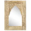 Image de vidaXL Miroir peint à la main 40x55 cm Bois de manguier solide