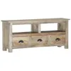 Image de vidaXL Meuble TV 110x30x50 cm Bois massif de manguier 286384