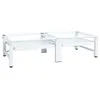 Image de vidaXL Socle de Lave-linge et Sèche-linge et Etagère Coulissante Support de Machine à Laver Base de Machine à Sécher 51196