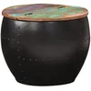 Image de vidaXL Table basse 53x43 cm Bois de récupération massif 287483