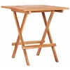Image de vidaXL Table de bistro pliable 60x60x65 cm Bois de teck solide