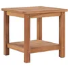 Image de vidaXL Table basse 45x45x45 cm Bois de teck solide