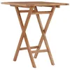 Image de vidaXL Table pliable de jardin 60x60x75 cm Bois de teck solide