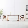 Image de Chaises de salle à manger - VIDAXL - Gris foncé - Tissu et bois courbé - Lot de 2