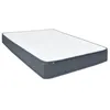 Image de vidaXL Matelas de Sommier Tapissier Matelas à Ressort Ensaché Chambre à Coucher Maison Intérieur Confortable Blanc et Gris 288212