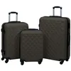 Image de vidaXL Ensemble de valises rigides 3 pcs Anthracite ABS 92417