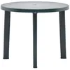 Image de vidaXL Table de jardin Vert 89 cm Plastique 48806