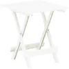 Image de Table pliable de jardin - VIDAXL - 45x43x50 cm - Plastique - Blanc - Pliable