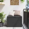 Image de vidaXL Boîte de rangement de jardin Anthracite78x44x55 cm 49444