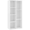Image de vidaXL Bibliothèque Blanc 50x25x106 cm Bois dingénierie 801107