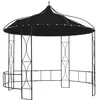 Image de vidaXL Belvédère 300 x 290 cm Anthracite Rond 310031