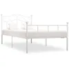 Image de vidaXL Cadre de lit sans matelas blanc métal 90x200 cm 284516