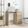 Image de vidaXL Bureau Chêne sonoma 90x45x76 cm Aggloméré 801376