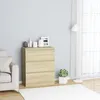 Image de vidaXL Buffet Chêne sonoma 60x35x76 cm Bois dingénierie
