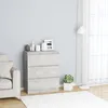Image de vidaXL Buffet Gris béton 60x35x76 cm Bois dingénierie