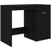 Image de vidaXL Bureau Noir 100x50x76 cm Aggloméré