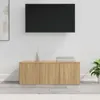 Image de vidaXL Meuble TV Chêne sonoma 80x34x30 cm Aggloméré